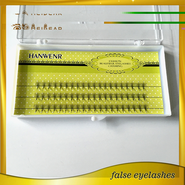 Natural looking 0.07m 2D-6D individual Korean PBT silk eyelash extension 